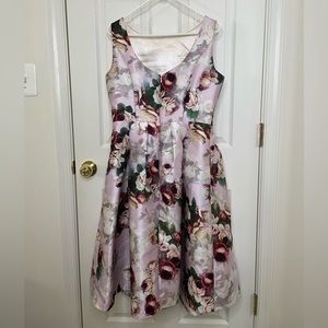 ASOS Chi Chi London Floral Midi Dress